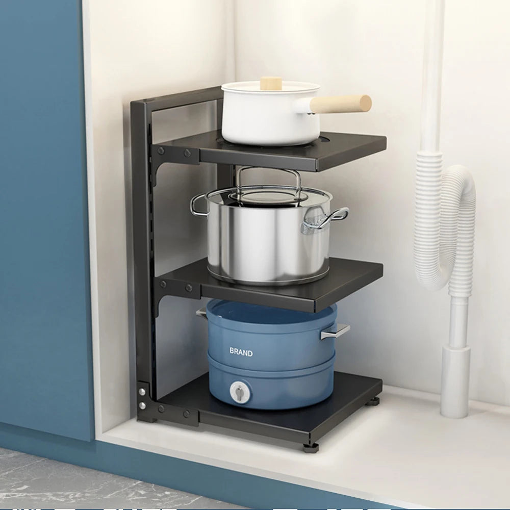 Modern & Practical Kitchen Rack – Keep Everything Organized