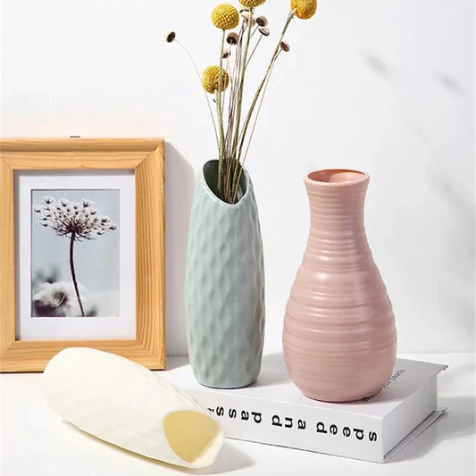 Plastic Vases with Elegant Finish – Beauty and Durability