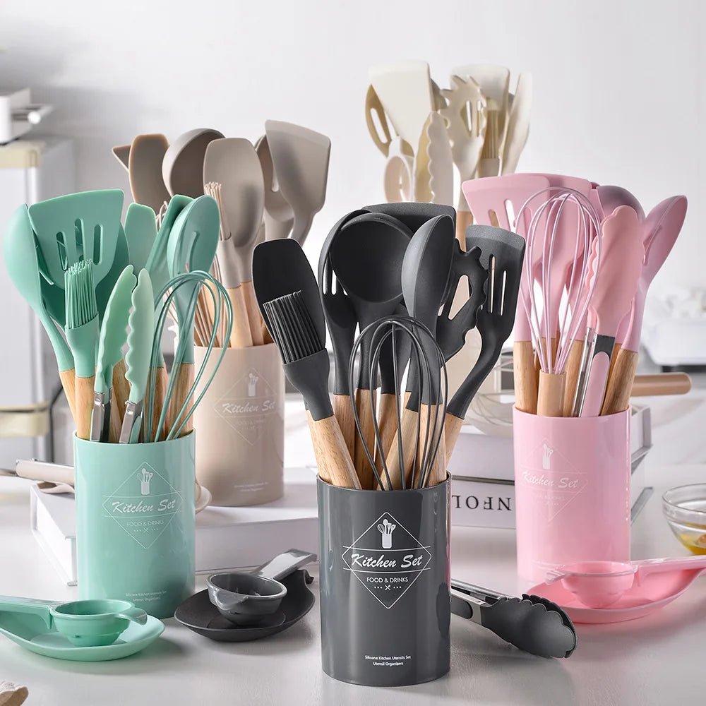 Cook with Comfort and Design – 12-Piece Utensil Set