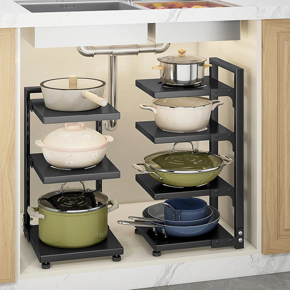 Modern & Practical Kitchen Rack – Keep Everything Organized