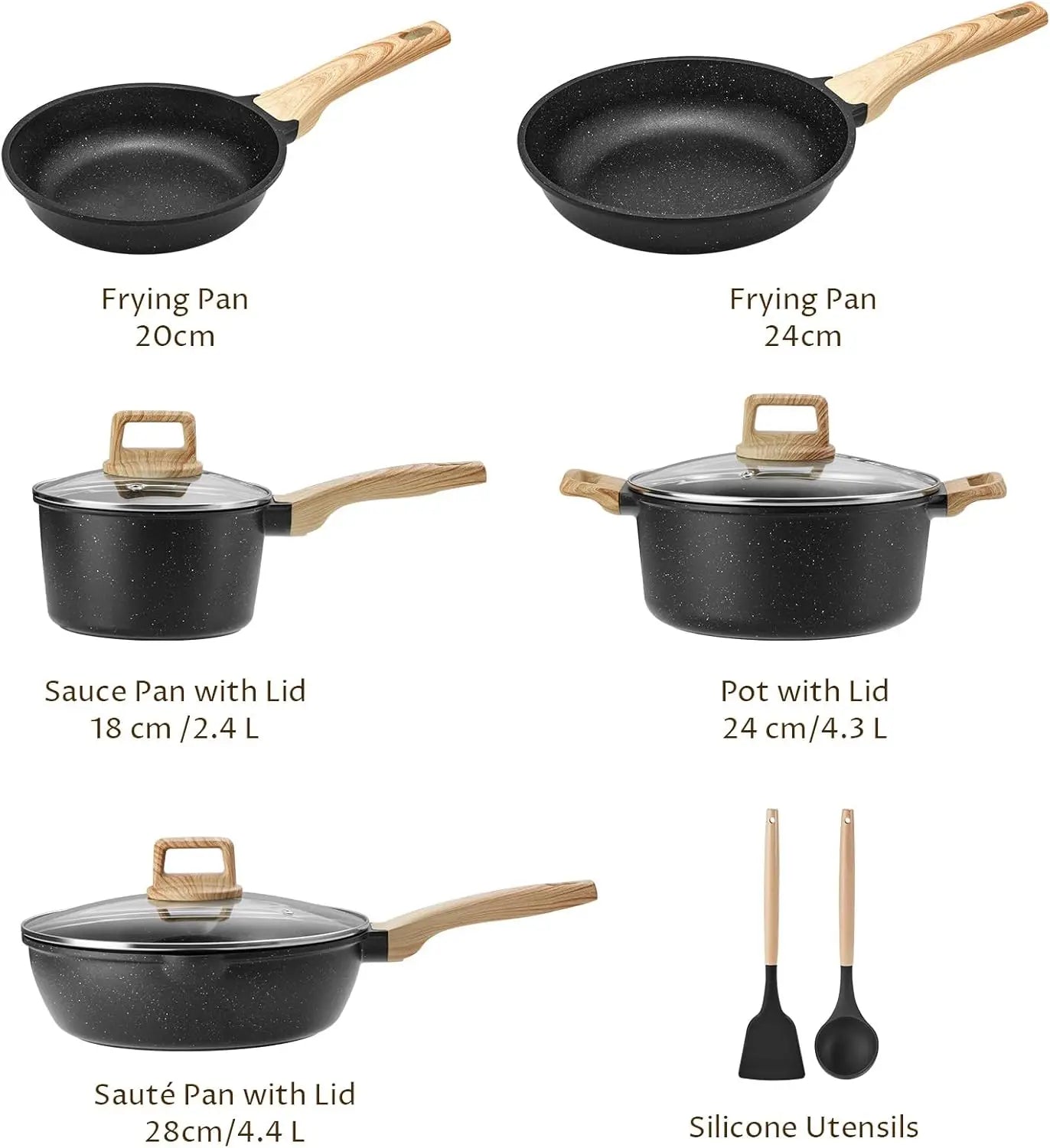 Non-Stick Cookware Set – Style, Practicality & Durability