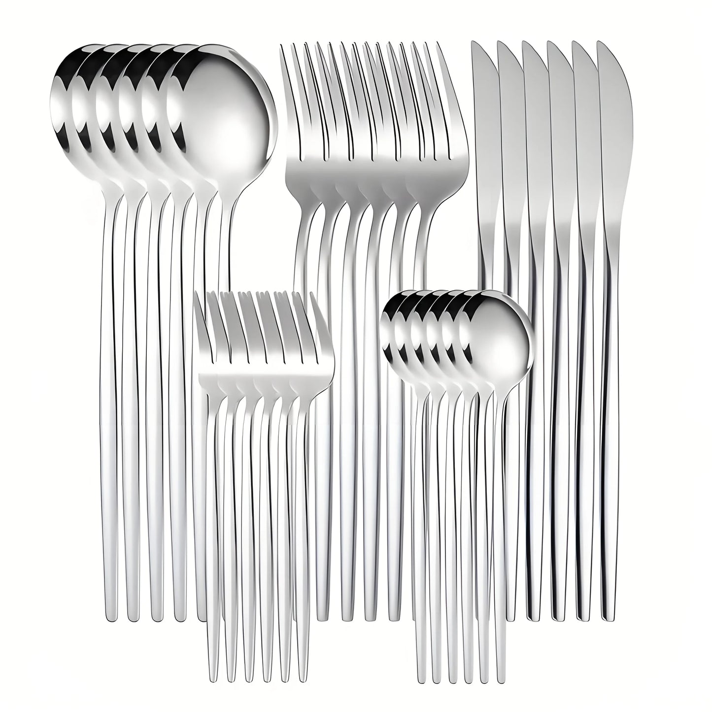 30-Piece Gold Cutlery Set – Elegance on Your Table