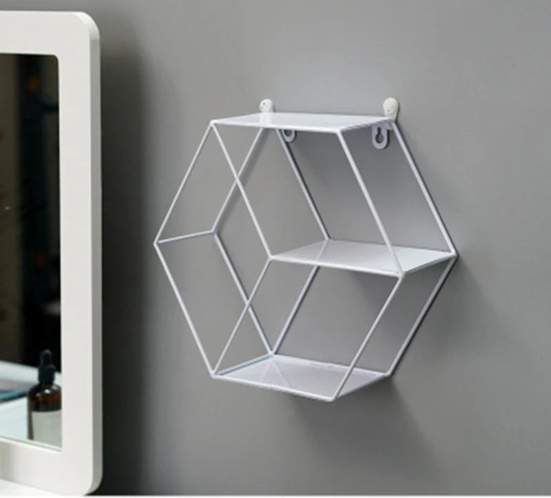 Geometric Decorative Shelves – Beauty and Organization in One