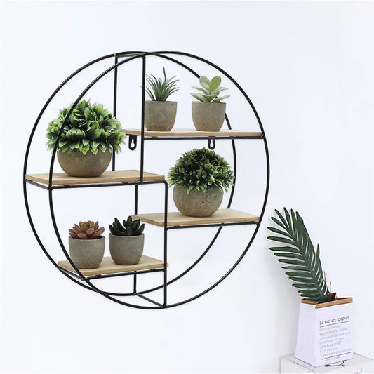 Round octagonal decorative shelf - Geometry and Elegance for Your Home