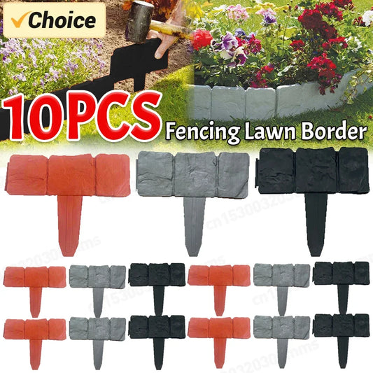 Garden Lawn Borders 10pcs – Practical, Durable & Stylish