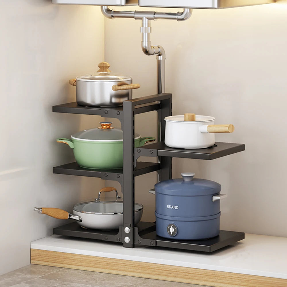 Modern & Practical Kitchen Rack – Keep Everything Organized