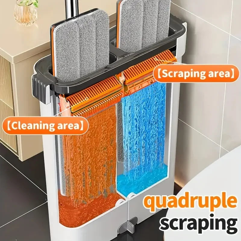 360º Rotating Mop with Smart Bucket – Quick & Effortless Cleaning