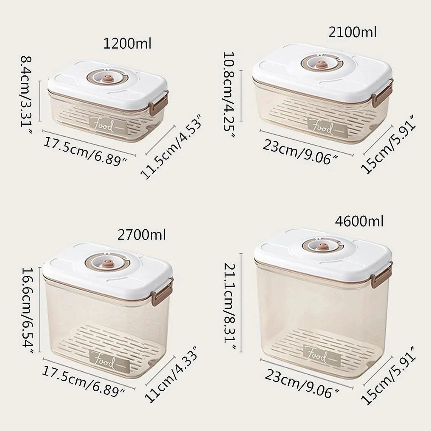 Vacuum Food Storage Box - Sealed Box to Keep Food Fresh in the Kitchen