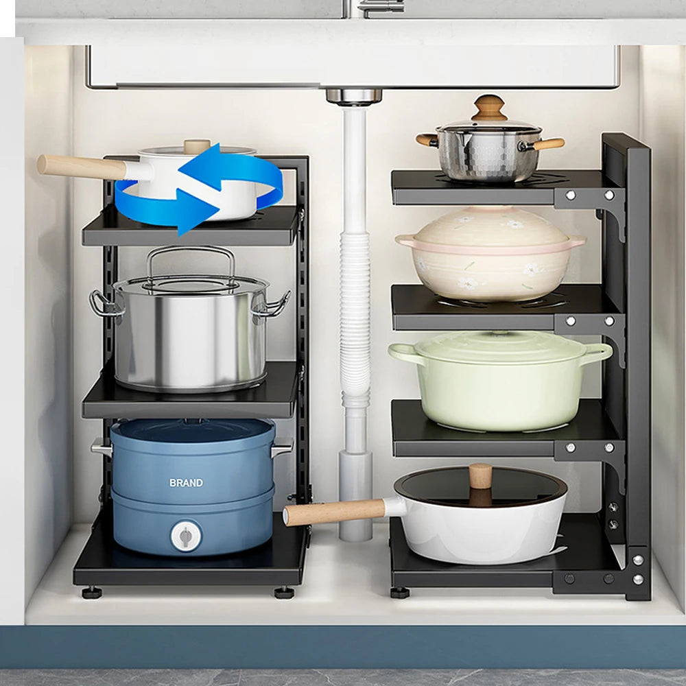 Modern & Practical Kitchen Rack – Keep Everything Organized