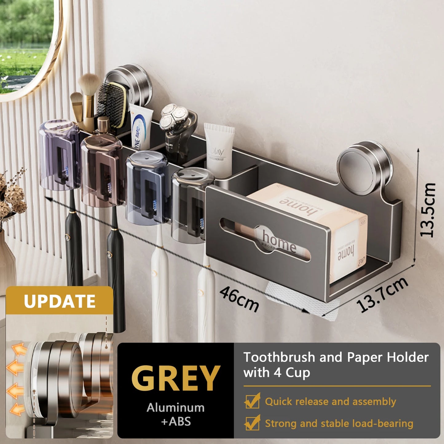 Stainless Steel Wall Organizer – Elegance Meets Functionality