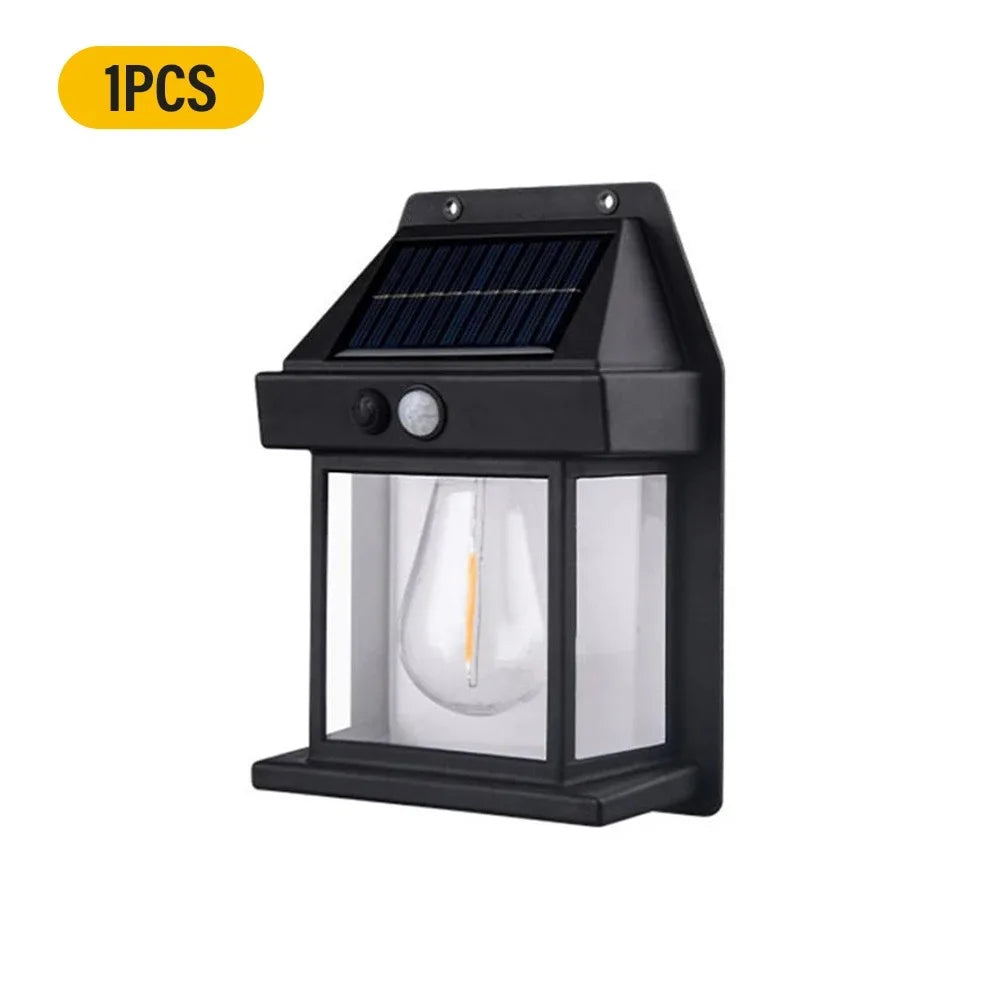 Solar Wall Lamp with Motion Sensor – Smart & Elegant Lighting