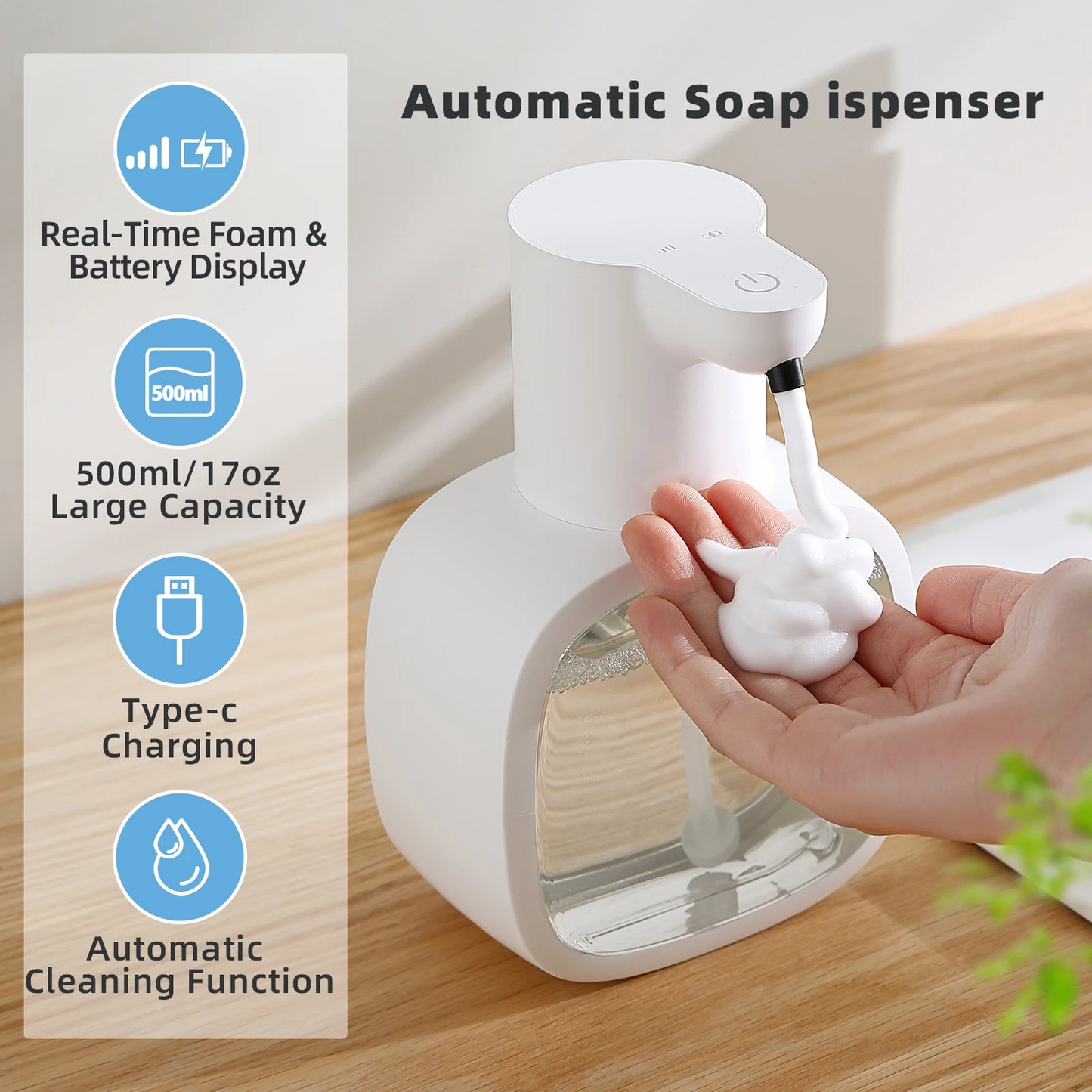 Automatic Soap Dispenser – Technology and Elegance for Your Home
