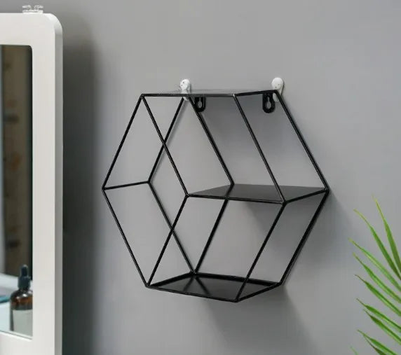 Geometric Decorative Shelves – Beauty and Organization in One