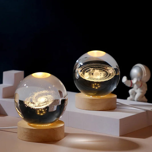 3D Solar System Globe Lamp – A Touch of the Universe