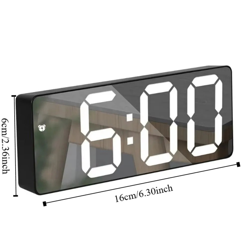 Voice Control Digital Alarm Clock - Style and Organization for Your Routine