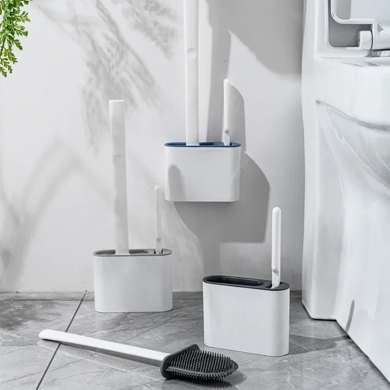 Flexible TPR Bristle Brush – Keep Your Bathroom Spotless