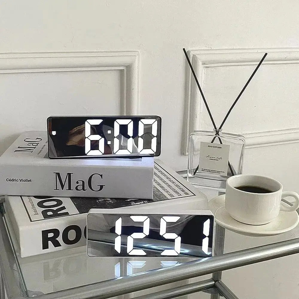 Voice Control Digital Alarm Clock - Style and Organization for Your Routine
