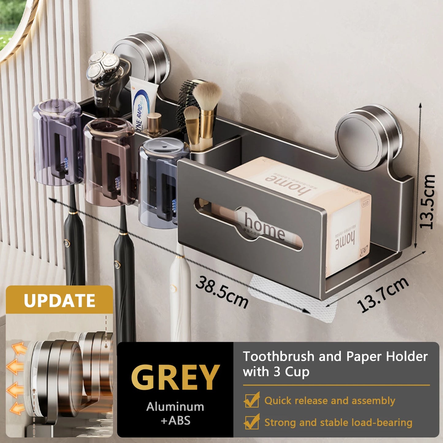 Stainless Steel Wall Organizer – Elegance Meets Functionality
