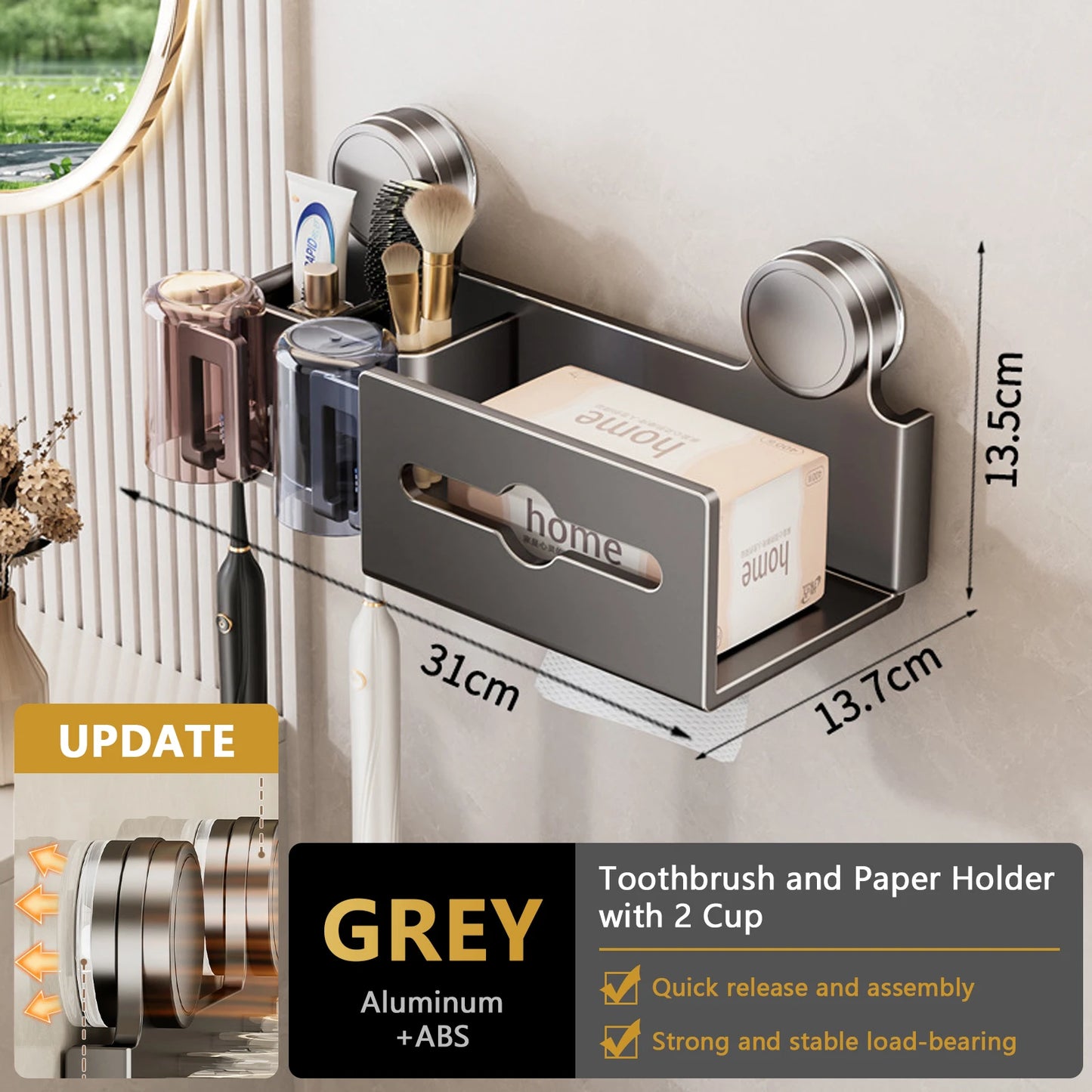 Stainless Steel Wall Organizer – Elegance Meets Functionality