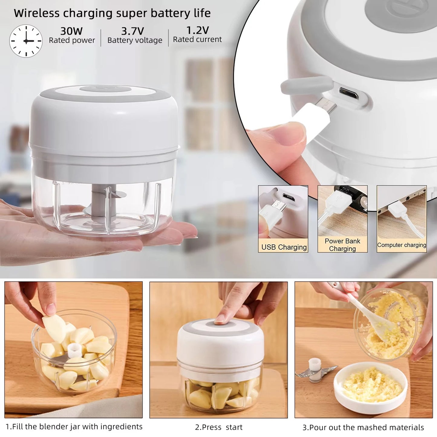 Mini Electric Food Chopper – Make Cooking Effortless