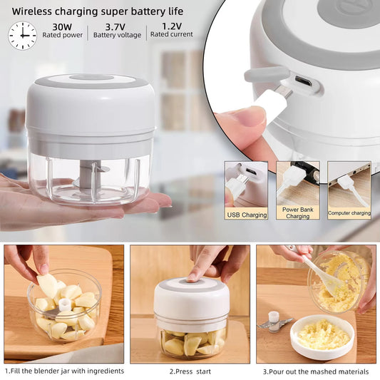 Mini Electric Food Chopper – Make Cooking Effortless