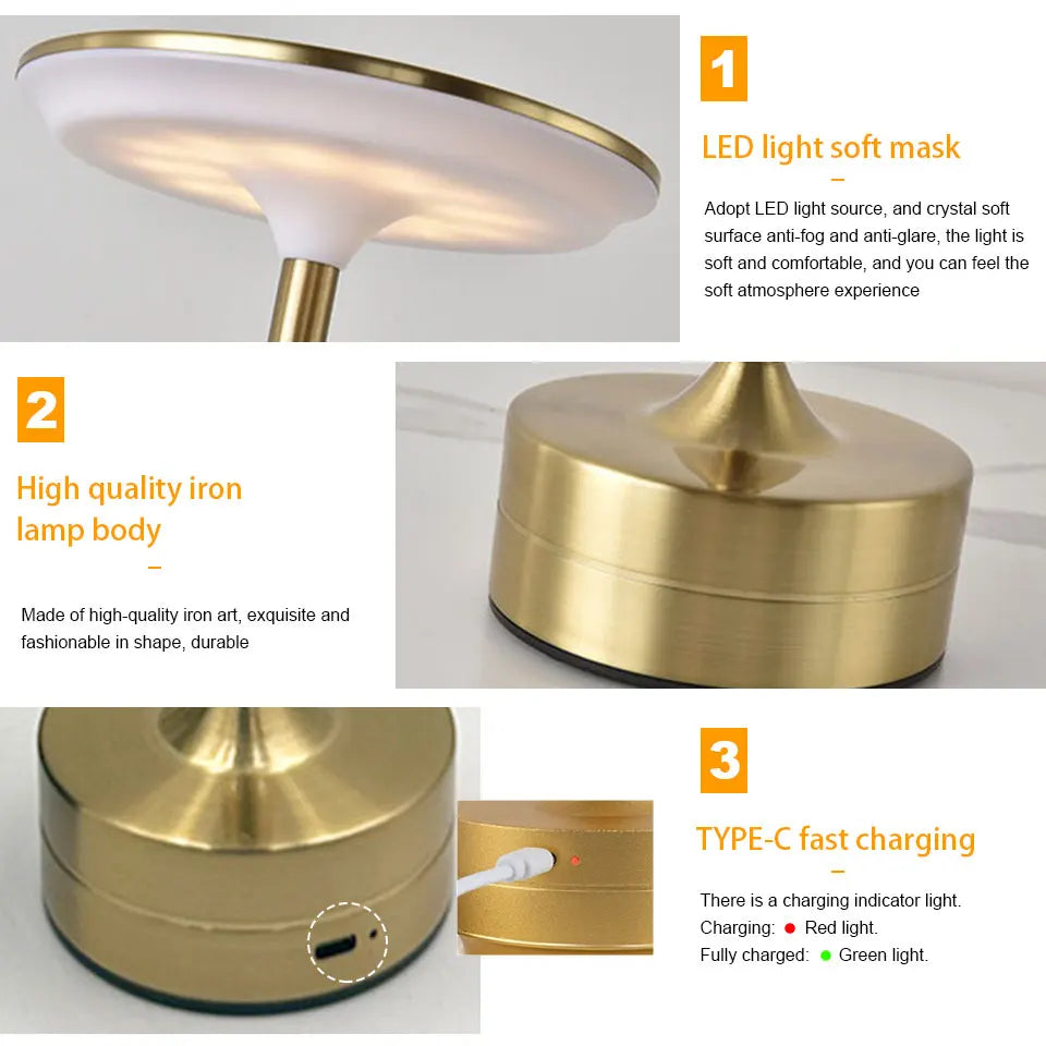 LED Touch Table Lamp – Style & Function in One
