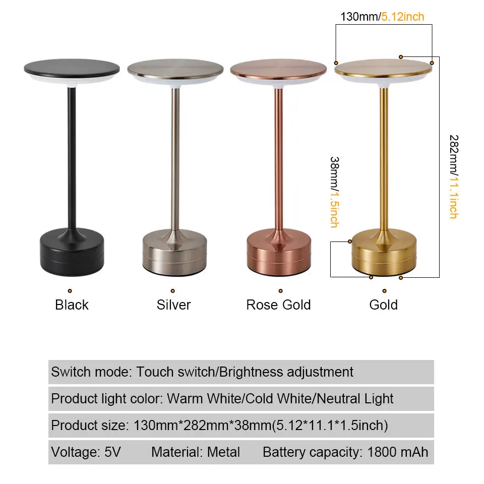 LED Touch Table Lamp – Style & Function in One