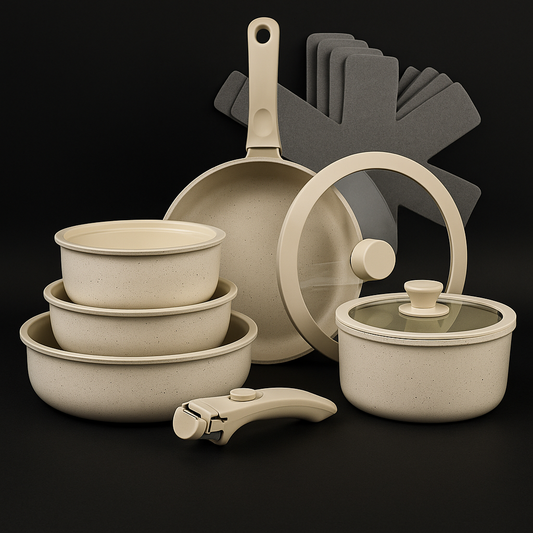 Non-stick Cookware Kitchenware Die Cast Aluminum Pot Set Support Induction