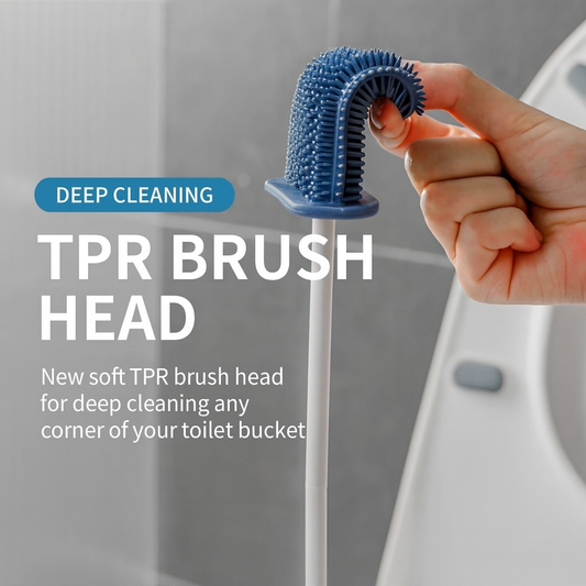 Flexible TPR Bristle Brush – Keep Your Bathroom Spotless
