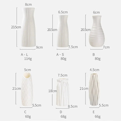 Plastic Vases with Elegant Finish – Beauty and Durability