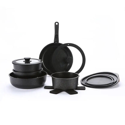 Non-stick Cookware Kitchenware Die Cast Aluminum Pot Set Support Induction