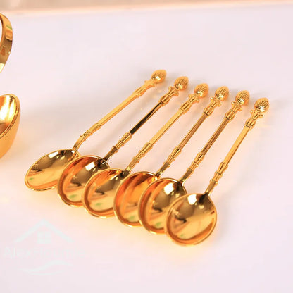 Swan Cutlery Set for Cake, Coffee, Tea and Dessert, 7 Pieces – Elegance in Every Detail