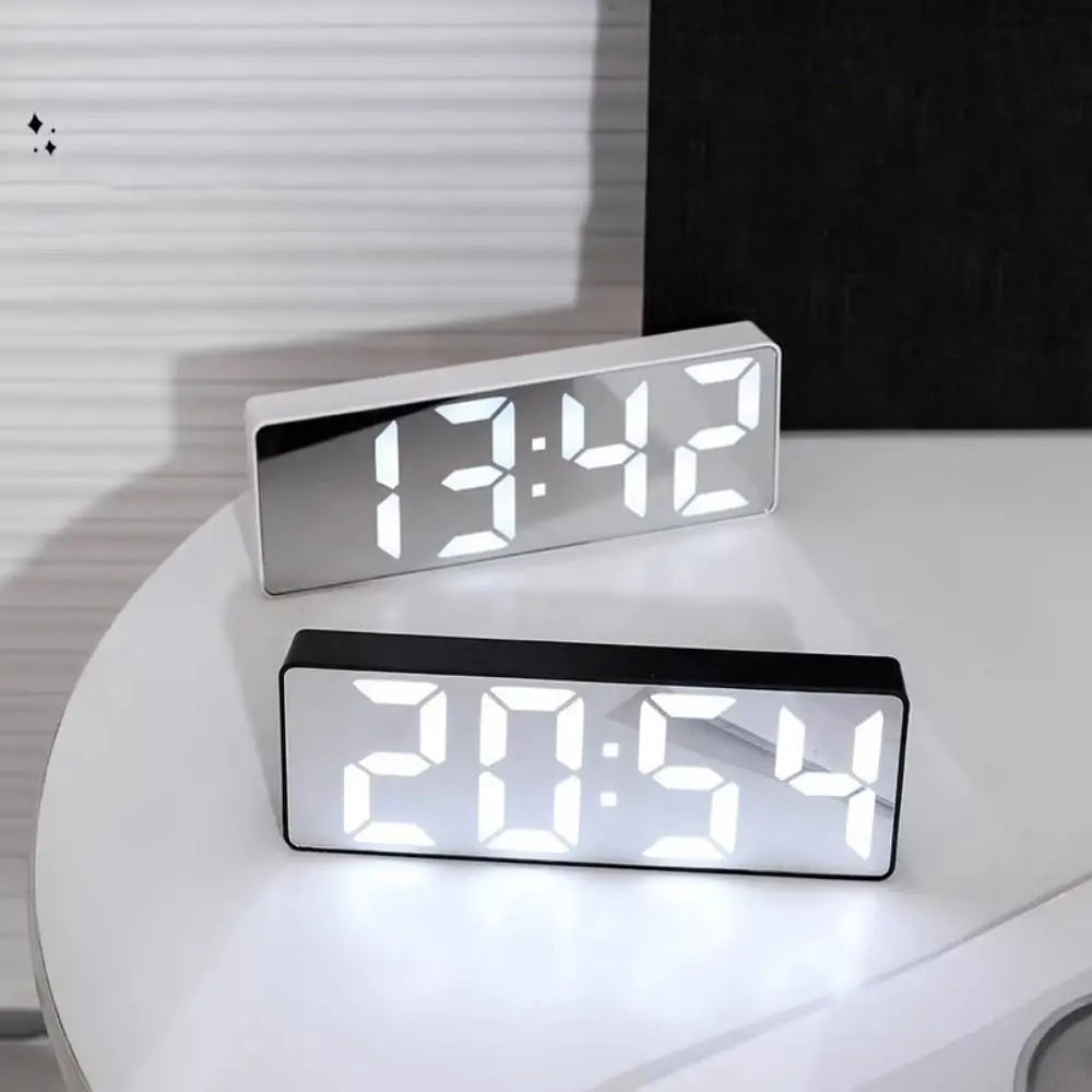 Voice Control Digital Alarm Clock - Style and Organization for Your Routine