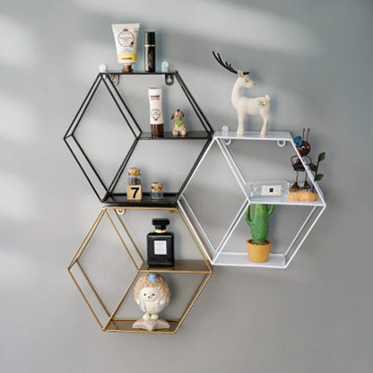 Geometric Decorative Shelves – Beauty and Organization in One