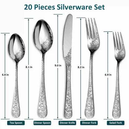 Luxury 20 – Piece Cutlery Set