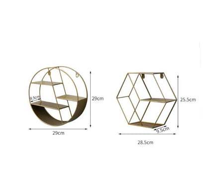 Geometric Decorative Shelves – Beauty and Organization in One