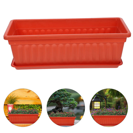 Rectangular Decorative Planter – The Perfect Planter for Herbs, Flowers, and Style