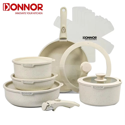 Non-stick Cookware Kitchenware Die Cast Aluminum Pot Set Support Induction