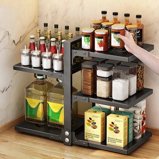 Modern & Practical Kitchen Rack – Keep Everything Organized