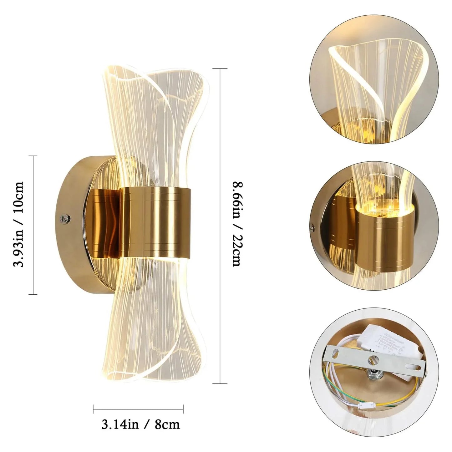 Gold LED light - More Than Light: A Statement of Style