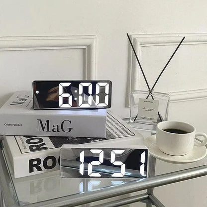 Voice Control Digital Alarm Clock - Style and Organization for Your Routine