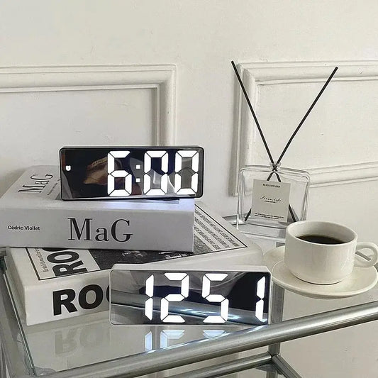 Voice Control Digital Alarm Clock - Style and Organization for Your Routine