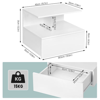 Functional Bedside Table – Beauty, Organization & Comfort
